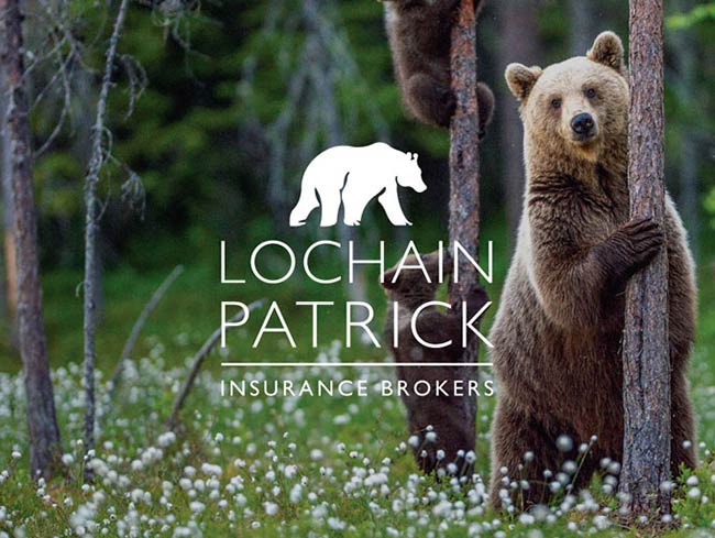 Lochain Patrick Logo Panel with Bear