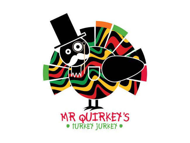 Mr Quirkeys Turkey Jurkey logo panel