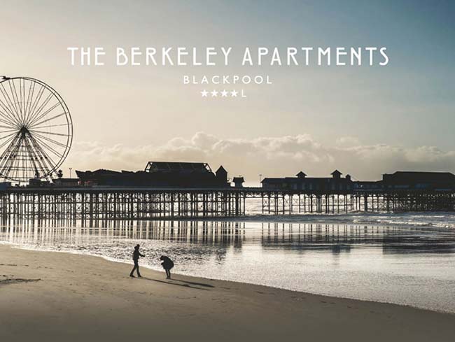 The Berkeley Apartments Logo on background