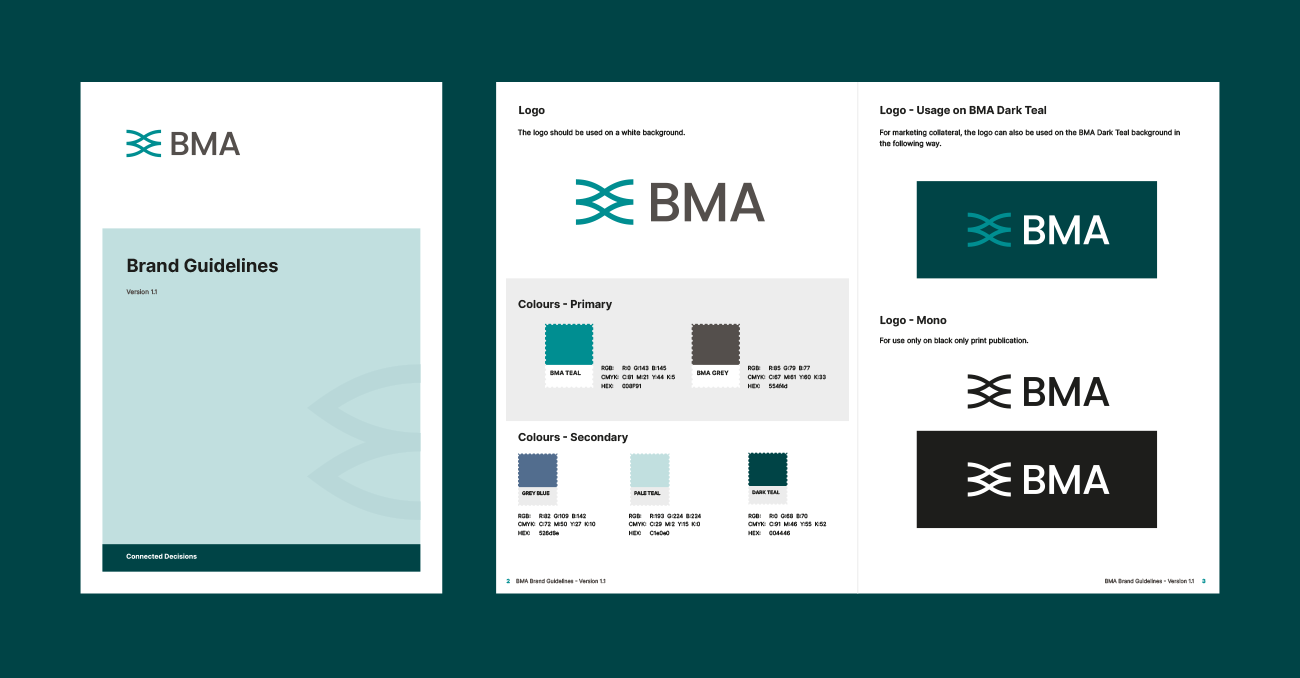 Brand Guidelines Image for BMA