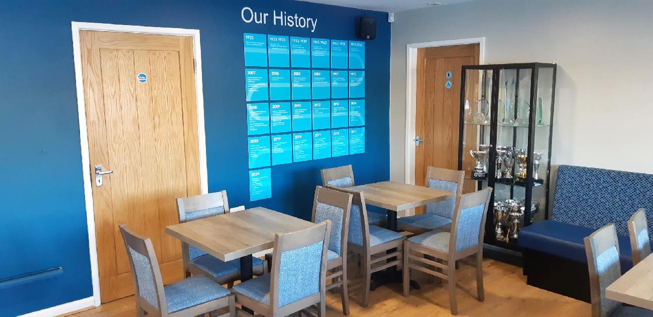 Interior Graphics Wakefield Thornes Cricket Club