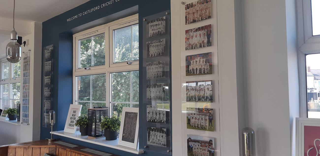 Interior Graphics Wakefield Thornes Cricket Club