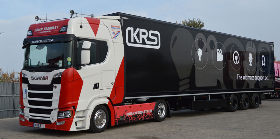 Large Truck Trailer Graphics