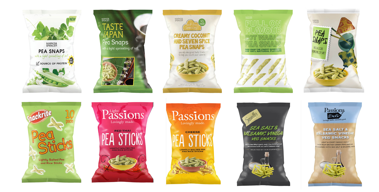 Snack Packet Mock Up Photography