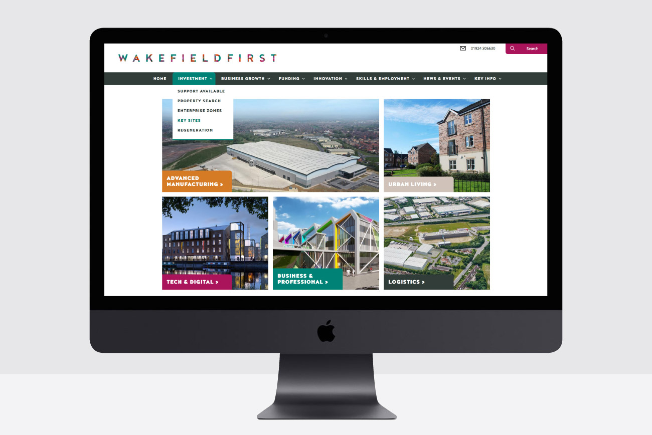 Wakefield First Website Image