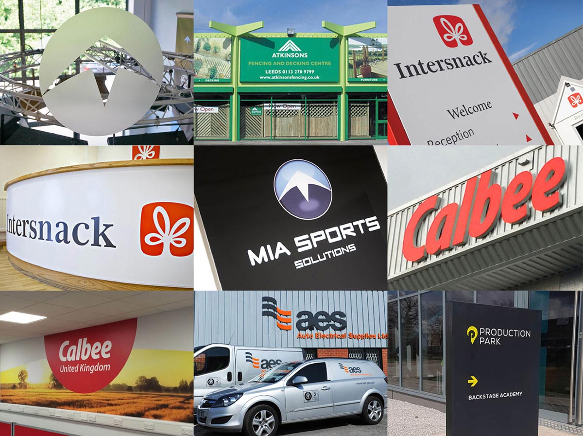 Exterior and Interior Sign Designs