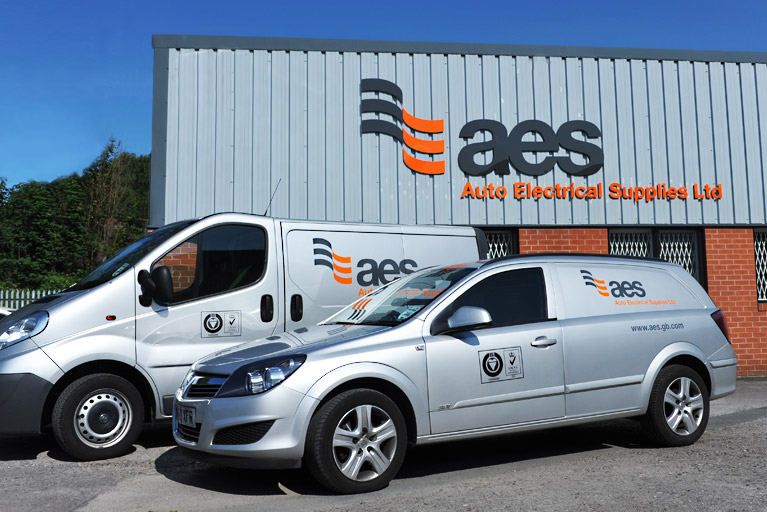 AES Office Sign and Vehicle Graphics