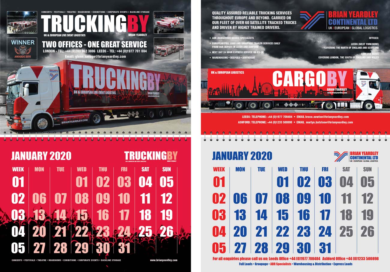 TruckingBy Calendar