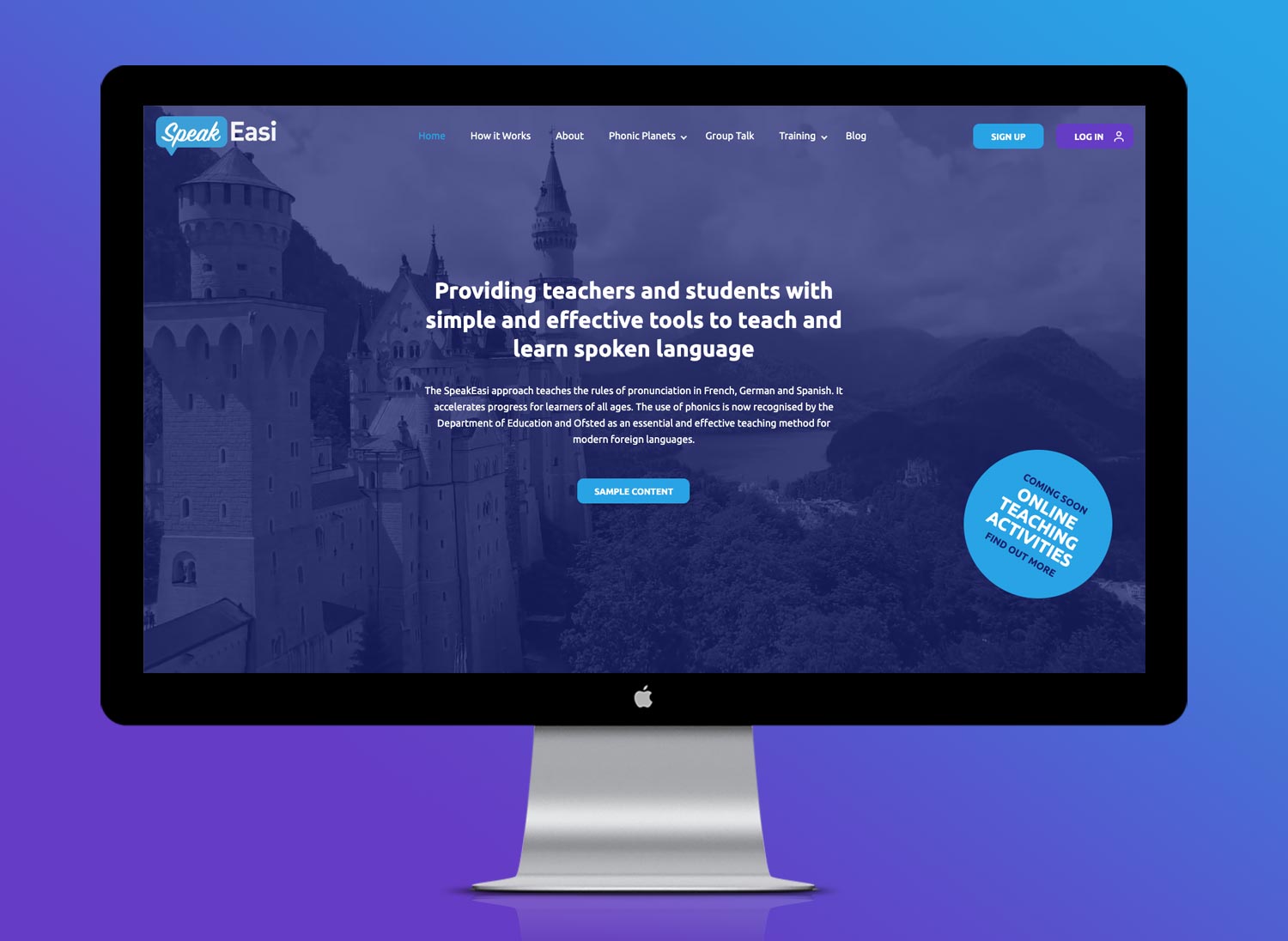 Speak Easi Web system image