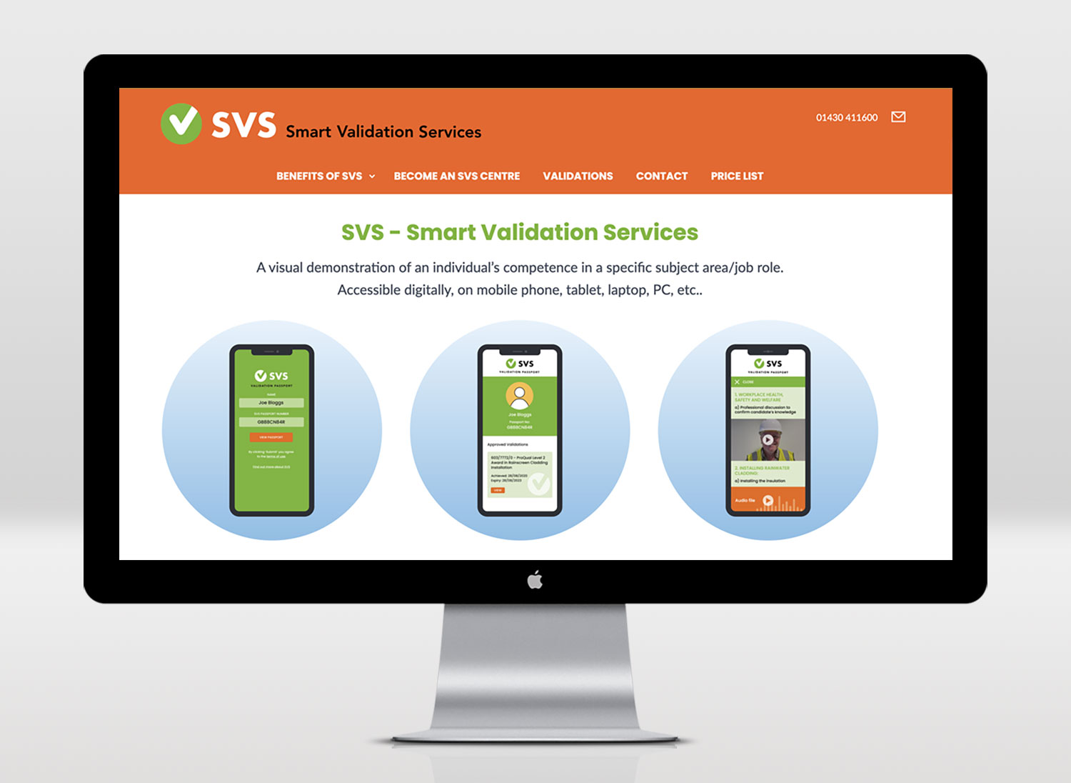 Desktop Home Page SVS Website