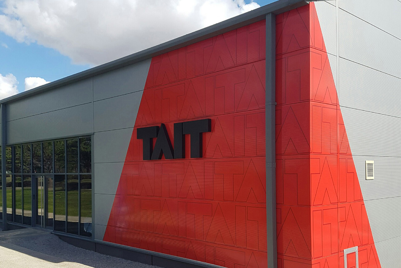 Sign Project Installation for Tait