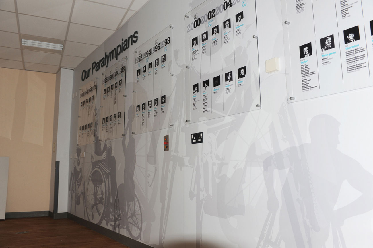 Pinderfields Hospital Spine Interior Graphics