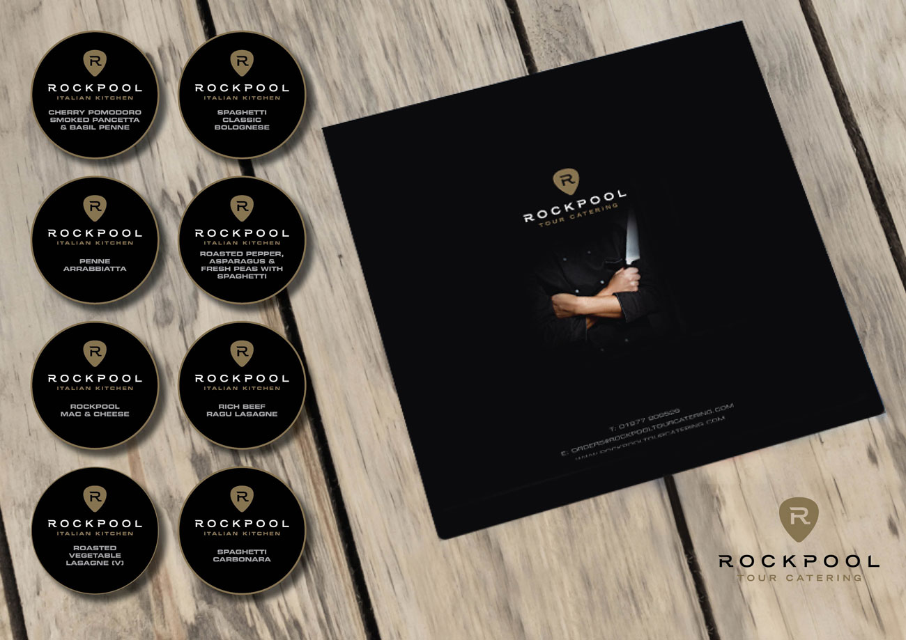 Food Labels for Rockpool Tour Catering