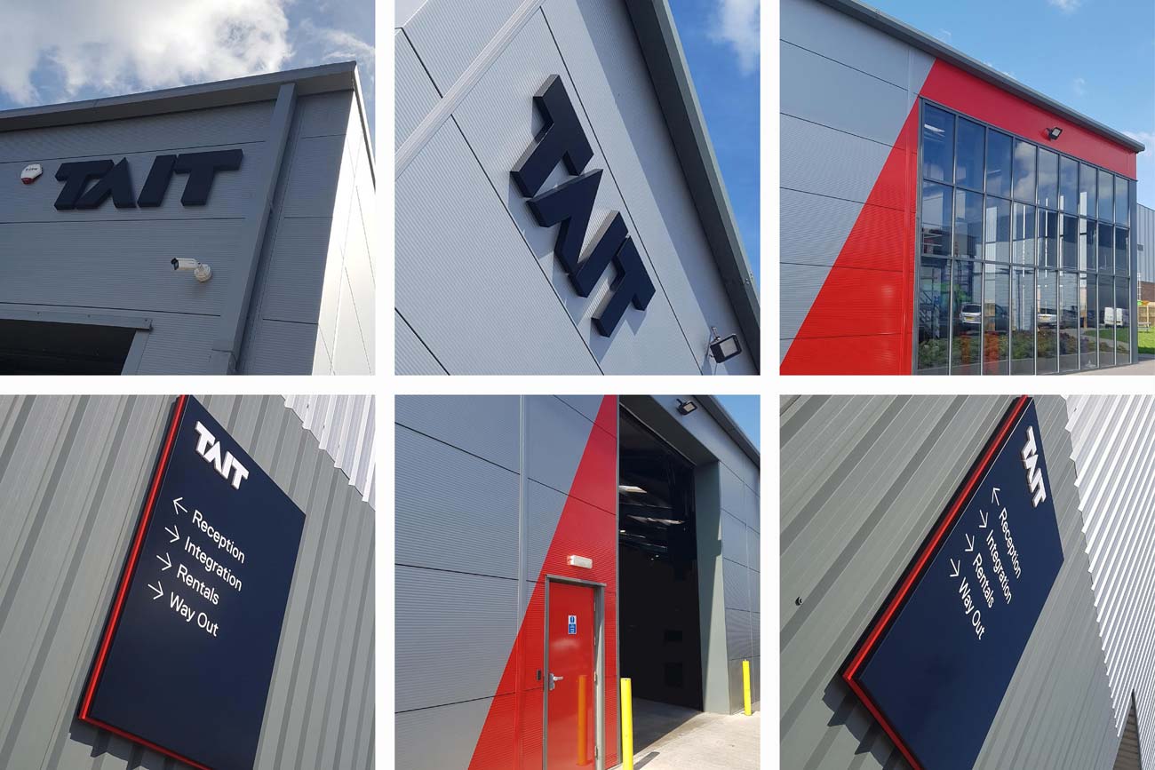 Sign Project Installation for Tait