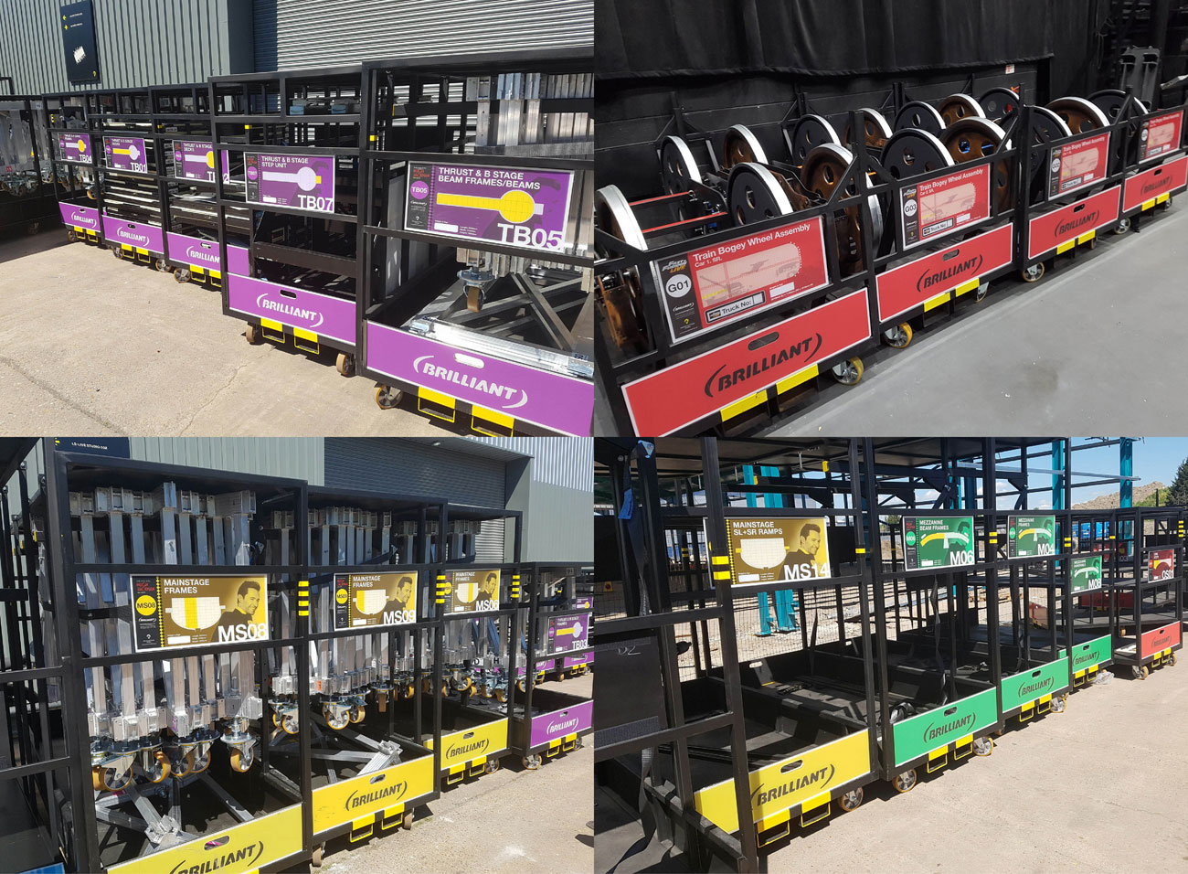 Brilliant Stage Set Dolly Signs